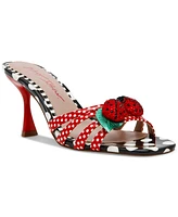 Betsey Johnson Women's Clovr Ladybug Embellished Dress Mules