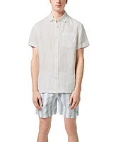 Scotch & Soda Men's Regular-Fit Button-Down Linen Shirt