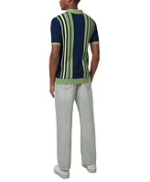 Scotch & Soda Men's Knitted Stripe Polo Shirt