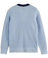 Scotch & Soda Men's Drop-Shoulder Cardigan Sweater
