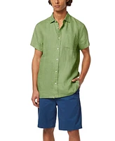 Scotch & Soda Men's Short-Sleeve Linen Shirt