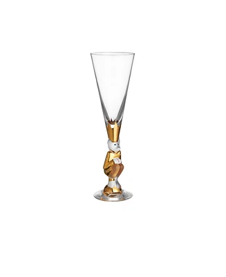 Orrefors Sparkling Devil Champagne Glass