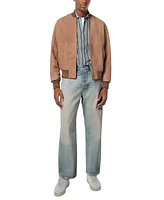 Scotch & Soda Men's Suede Bomber Jacket