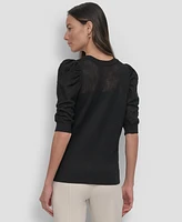 Dkny Women's Puff-Sleeve Sweater