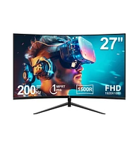 Z-edge 27 inch 1920 x 1080 Full Hd 200 Hz 1 ms Curved Gaming Monitor, Hdmi 2.1, DisplayPort 1.4