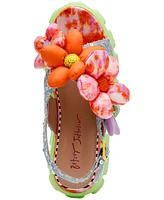 Betsey Johnson Women's Serphina Platform Lug-Sole Slide Sandals