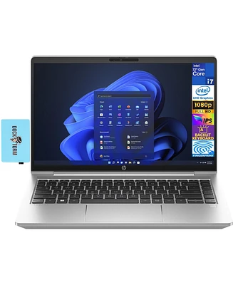 Hp ProBook 440 G10 Business Laptop 14.0" Ips Fhd (Intel i7-1355U, 16GB Ram, 512GB PCIe Ssd, Intel Uhd, Backlit Kyb, Fp WiFi 6, Hd Webcam, Win 11 Pro)