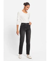 Olsen Mona Fit Slim Leg Dark Washed Jeans