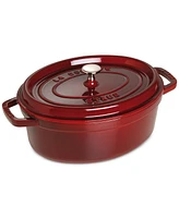 Staub Enameled Cast Iron 7-Qt. Oval Cast Iron Cocotte