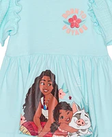 Disney Toddler and Little Girls 2-piece Moana Born To Voyage Short Sleeve Top Legging Set