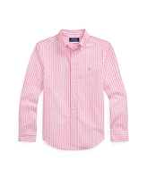 Polo Ralph Lauren Big Boys Plaid Cotton Poplin Shirt