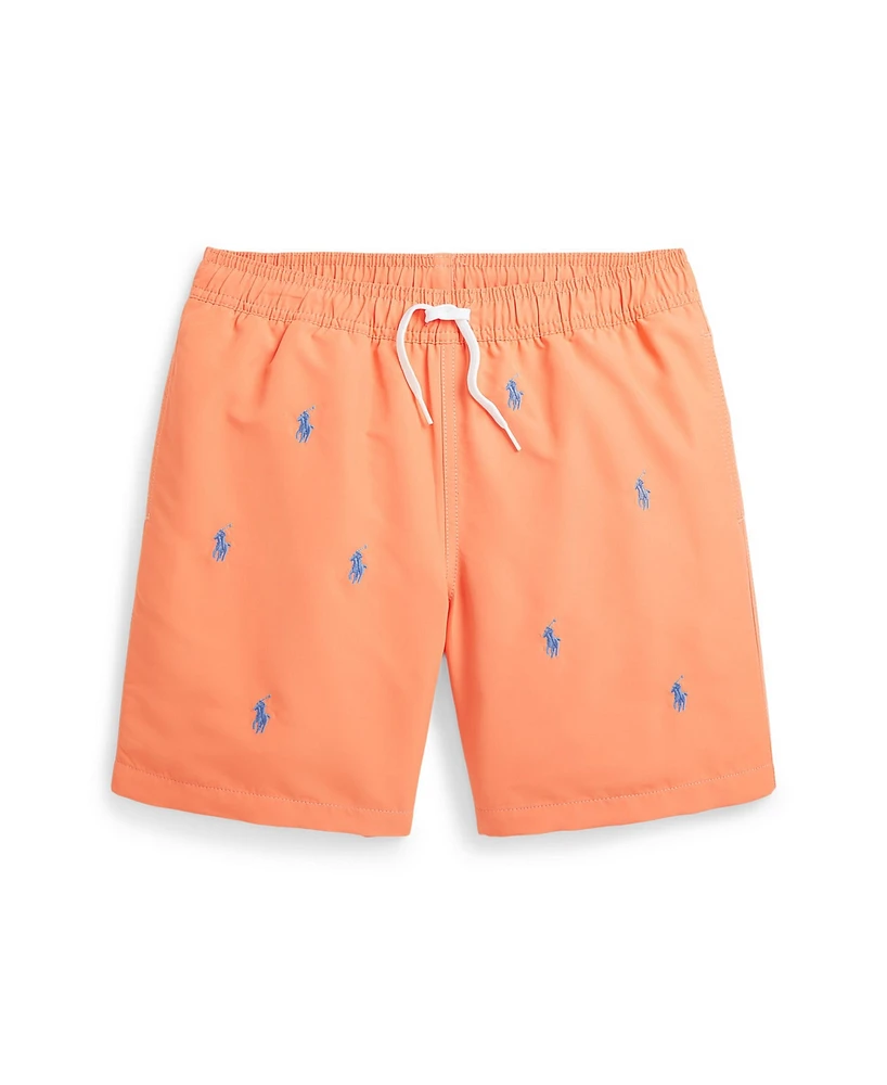 Polo Ralph Lauren Big Boys Traveler Pony Swim Trunk