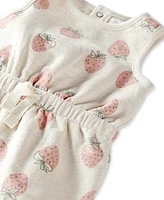 Little Planet by Carter's Baby Girls Organic Cotton Strawberry Romper