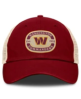 Top of the World Men's Burgundy Washington Commanders Team Patch Adjustable Hat
