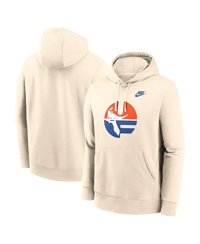 Nike Men's Cream Florida Gators Vault Logo Pullover Hoodie