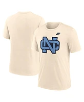 Nike Men's Cream North Carolina Tar Heels Vault Logo Tri-Blend T-Shirt