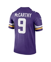 Nike Men's J.j. McCarthy Purple Minnesota Vikings Team Legend Player Performance Jersey