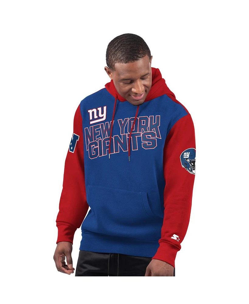 Starter Men's Royal New York Giants Extreme Pullover Hoodie