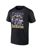 Fanatics Men's Lamar Jackson Black Baltimore Ravens Notorious Player Graphic T-Shirt