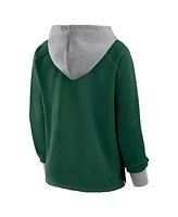 Logo Athletic Women's Hunter Green Milwaukee Bucks Boom Pullover Hoodie