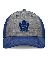 Fanatics Men's Gray/Blue Toronto Maple Leafs Fundamental Top Shelf 2-Tone Flex Hat