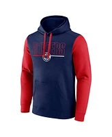 Logo Athletic Men's Navy La Clippers Outline Colorblock Pullover Hoodie