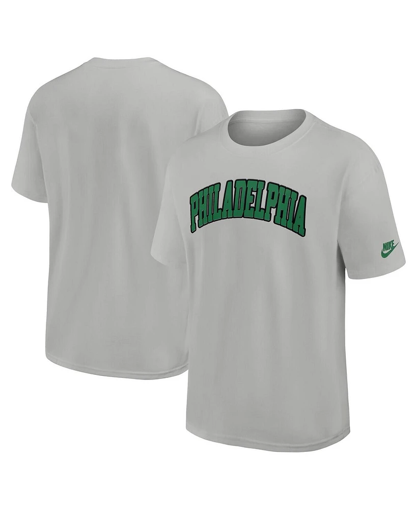 Nike Men's Silver Philadelphia Eagles Rewind Max90 Statement T-Shirt