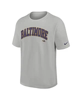 Nike Men's Silver Baltimore Ravens Rewind Max90 Statement T-Shirt