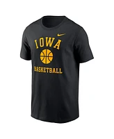 Nike Men's Black Iowa Hawkeyes Basketball Icon T-Shirt