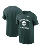 Nike Men's Green Michigan State Spartans Basketball Icon T-Shirt