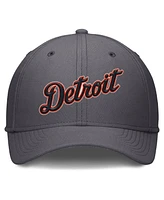 Nike Men's Gray Detroit Tigers Swoosh Performance Flex Hat