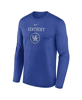 Nike Men's Royal Kentucky Wildcats 2024 On-Court Basketball Practice Legend Performance Long Sleeve T-Shirt