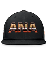 Fanatics Men's Black Anaheim Ducks Authentic Pro Rink Snapback Hat