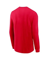 Nike Men's Red Arizona Wildcats Basketball Icon Two-Hit Long Sleeve T-Shirt