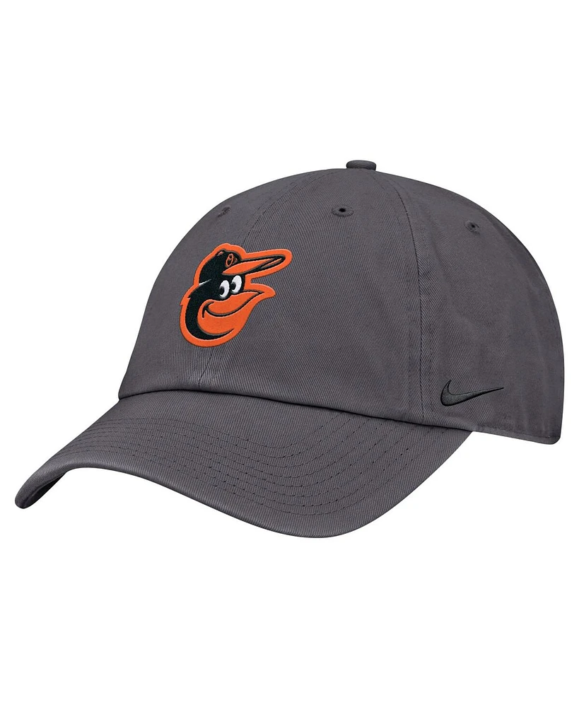 Nike Men's Gray Baltimore Orioles Club Adjustable Hat