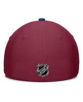 Fanatics Men's Burgundy/Blue Colorado Avalanche Authentic Pro Rink Flex Hat