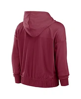 Fanatics Women's Burgundy Washington Commanders Script Lock Full-Zip Hoodie