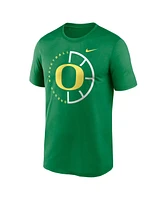 Nike Men's Green Oregon Ducks Legend Basketball Icon Performance T-Shirt