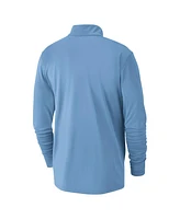 Nike Men's Light Blue Memphis Grizzlies 2024/25 City Edition Authentic Coaches Performance Half-Zip Top