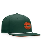 Top of the World Men's Green Miami Hurricanes Bank Hat