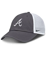 Nike Men's Gray Atlanta Braves Adjustable Trucker Hat