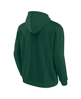 Fanatics Men's and Women's Hunter Green Milwaukee Bucks Elements Super Soft Fleece Pullover Hoodie