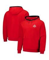 Columbia Men's Scarlet Ohio State Buckeyes Flanker Fleece Pullover Hoodie