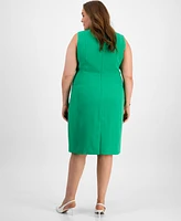 Kasper Plus Sheath Dress