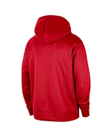 Nike Men's Red Chicago Bulls 2024/25 Spotlight On-Court Practice Performance Pullover Hoodie