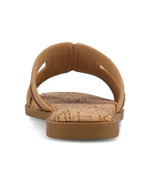 Journee Collection Women's Primah Slide Flat Sandals