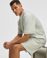 Mode Of One Mens Short Sleeve Sweatshirt Pull On Track Shorts Exclusively At Macys