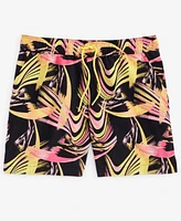 Mode of One Men's Nostalgic Movement Swim Trunks with Boxer Brief Liner, Exclusively at Macy's