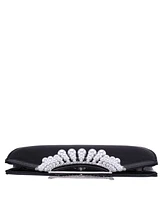 Nina Crystal Encrusted Small Handle Bag
