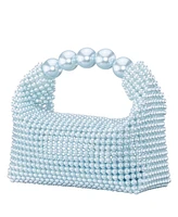 Nina Large Beaded Handle Hobo Bag